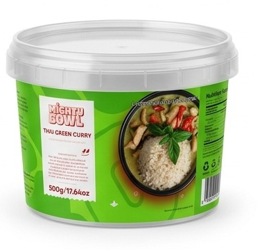 Mighty Bowl Thai Green Curry takeaway tub